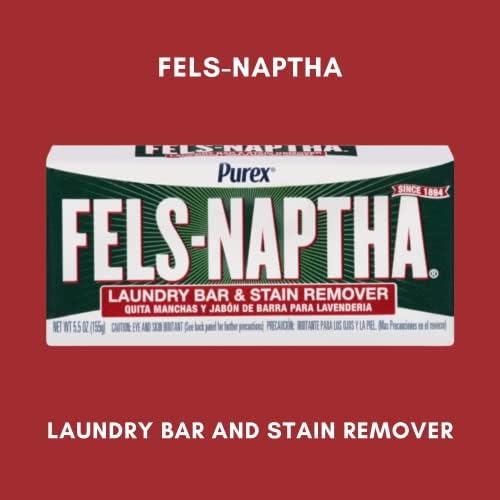 Fels-Naptha Laundry Bar Soap and Stain Remover Bundle