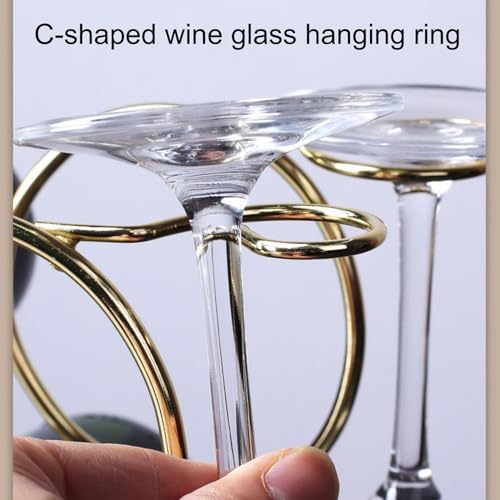 Stainless Steel Heart-shaped 3 Bottle Wine Rack Modern Design