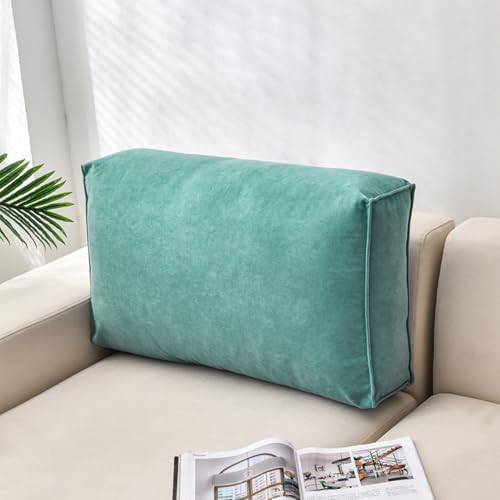 Yonwait Rectangular Headboard Pillow - Peacock Green 60x12x45cm