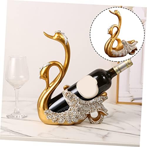Veemoon Swan Wine Holder Resin Tabletop Rack