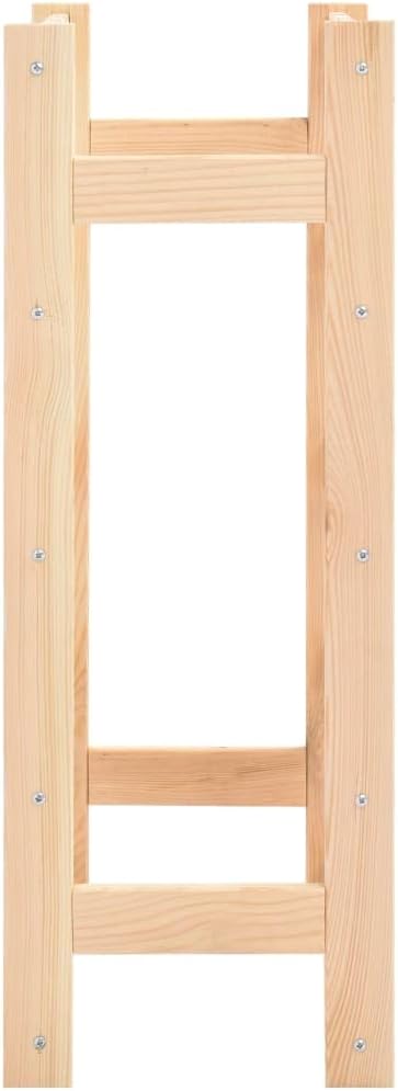 Makastle Pinewood Wine Rack 20 Bottle Storage Stand
