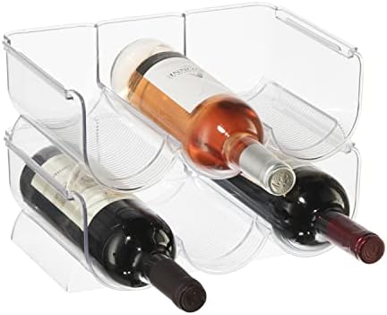 Oggi 6-Bottle Wine Rack Stackable Secure 2 Pack