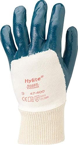 Ansell Hylite Nitrile Palm Coated Glove With Interlock Knit Lining And Knitwrist