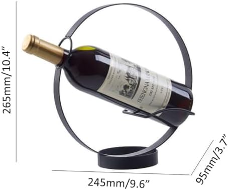 Modern Metal Wine Rack - Freestanding Countertop Holder