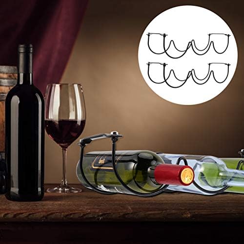 Cabilock 2pcs Freestanding Wine Bottle Rack