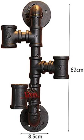 LUNEZY Vintage Wine Rack Wall Mounted Metal