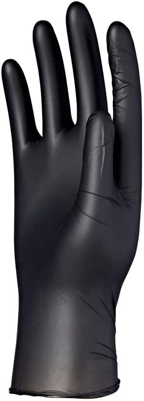 Red by Kiss Black Vinyl Gloves 50pcs