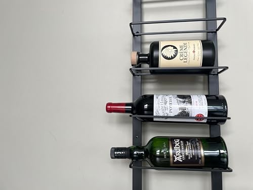 TheRackCo Wall Series - 9 Bottle Wine Rack with Opener