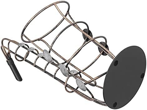 XPSSJMU Tabletop Wine Rack Metal Figurine Decor