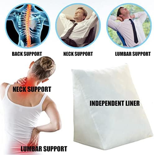 ZZYK Adjustable Reading Throw Pillow with Back Support