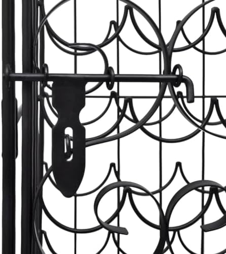 ROMHZKS 35 Bottle Metal Wine Rack - Rust Free and Elegant Design