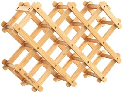 ClosetMaid Bamboo Wine Rack for 8 Bottles
