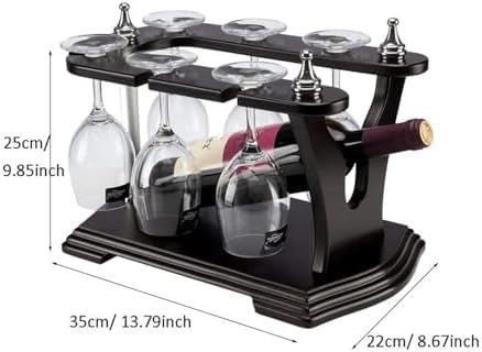 OXOAMP Y-Shaped Wooden Wine Rack Freestanding