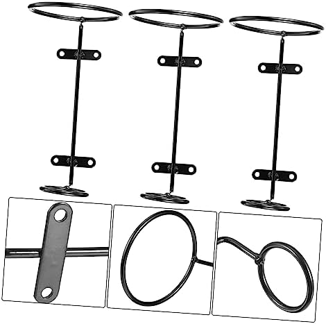 Zerodeko 6pcs Iron Wine Racks for Wall Display 1