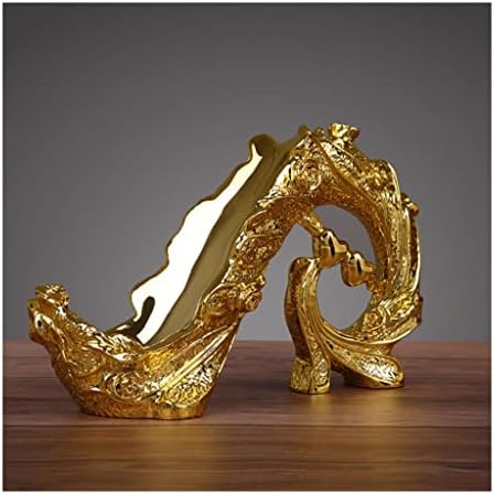 BIOMICE Gold Peacock Resin Wine Rack