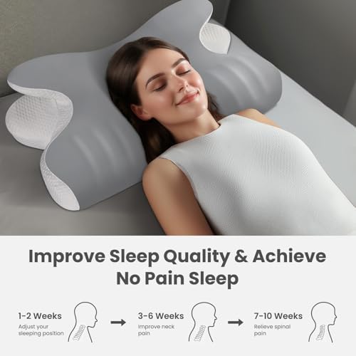 JINXIA Cooling Neck Pillow with Removable Cover