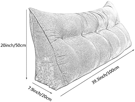 ZZYK Triangular Headboard Pillow - Light Green 39inch 1