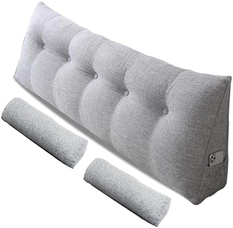 Wellty Care Large Triangular Headboard Pillow with Head Roll Support