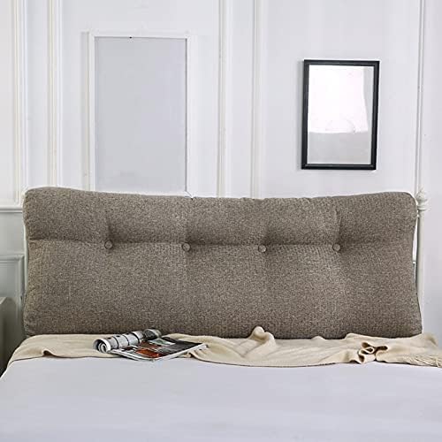 Cotton Linen Bedside Cushions with Removable Covers