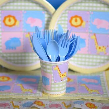 Greenbrier Light Blue Plastic Utensils 48-ct Bag 1
