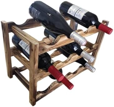 LoongZDD 3-Tier Stackable Wine Rack for 12 Bottles
