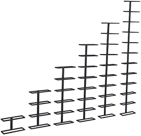 ZJDYDY Wall-Mounted Wine Rack 10 Bottles Black