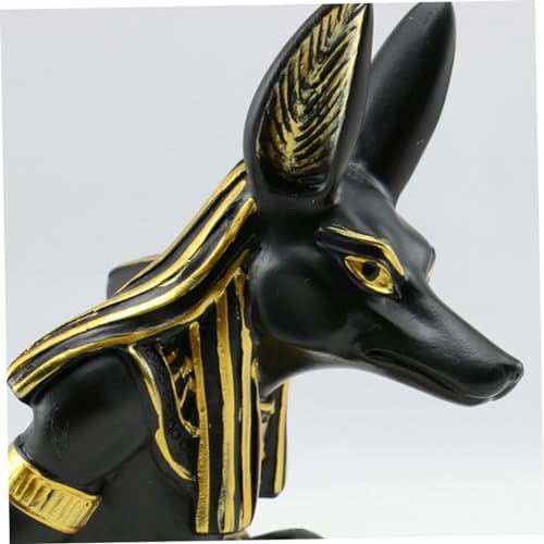 Amosfun 2Pcs Anubis Wine Rack Elegance Resin Holder