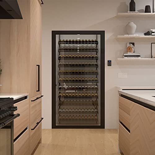 Ultra Wine Racks Showcase Angled Display - Black Modular