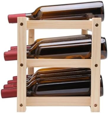 OXOAMP Freestanding 3-Tier Wine Rack with 12 Bottle Capacity