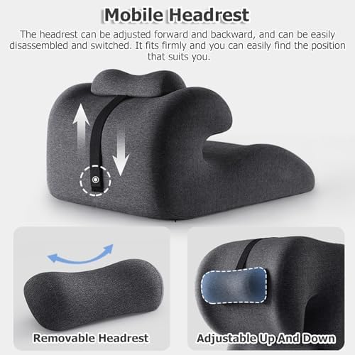 JYHHCYS Memory Foam Prone Pillow for Reading and Phone Use