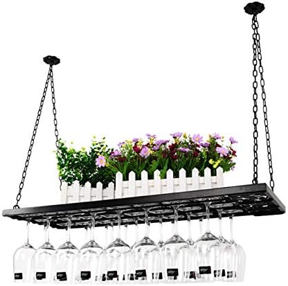 100cm Freestanding Wine Glass Holder with Chain