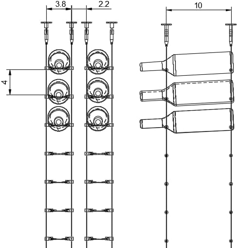 Cable Wine Racking System - 20 Bottle Capacity