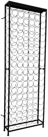 vidaXL 108 Bottle Freestanding Wine Rack