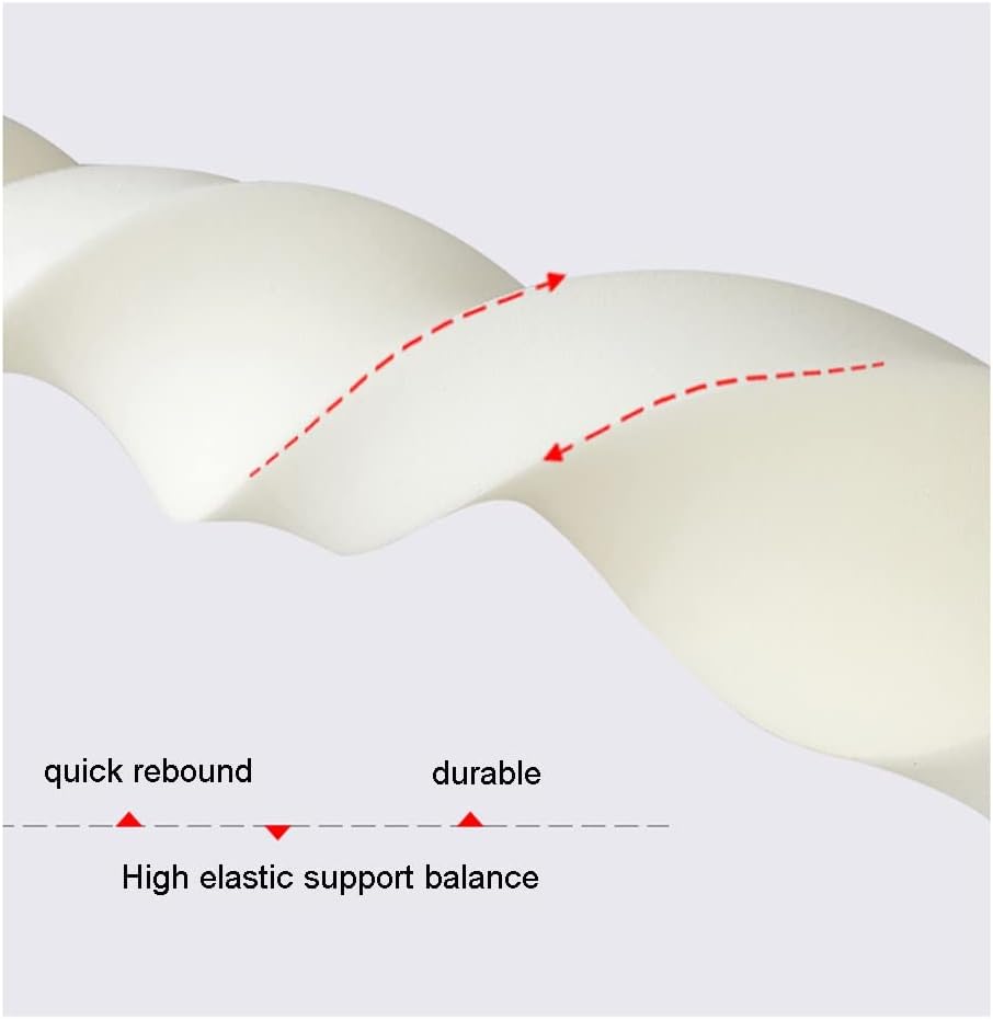 Long Bed Gap Filler Support Pillow Beige 20X8X80cm
