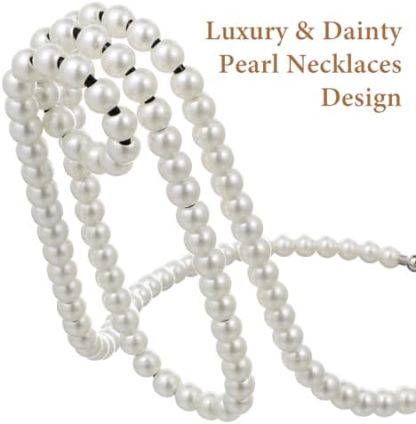 BESPORTBLE Pearl Necklace Wine Rack for Home Bar Decor
