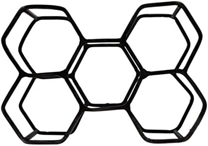 Storeindya Wrought Iron Wine Rack for Five Bottles
