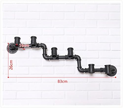 LUNEZY Wall Holder Wine Racks Metal Vintage