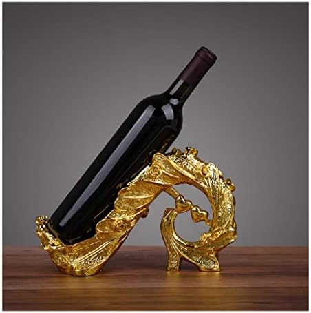 BIOMICE Gold Peacock Resin Wine Rack