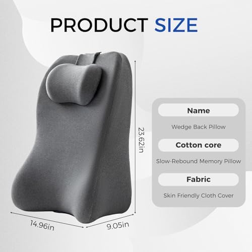 Back Pillow Wedge for Bed and Sofa Use