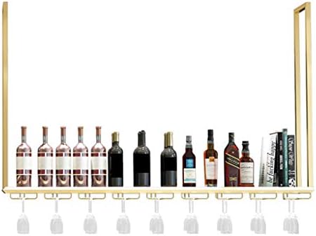 Suuim Wall-Mounted Wine Rack Durable Metal Wine Bottle Holder