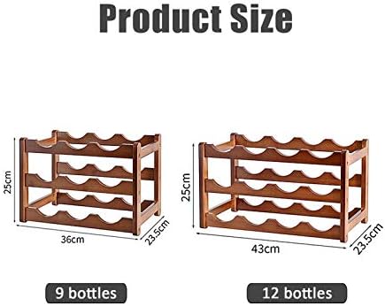 Stylish 3-Tier Wine Rack for Home Bar and Kitchen