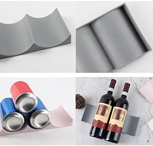 Light Pink Wine Rack for Home and Kitchen Use