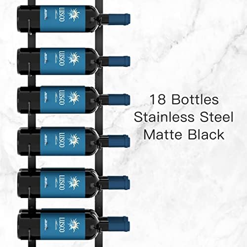 CharaVector Wall Mount Wine Rack 54 Bottles 3PCS