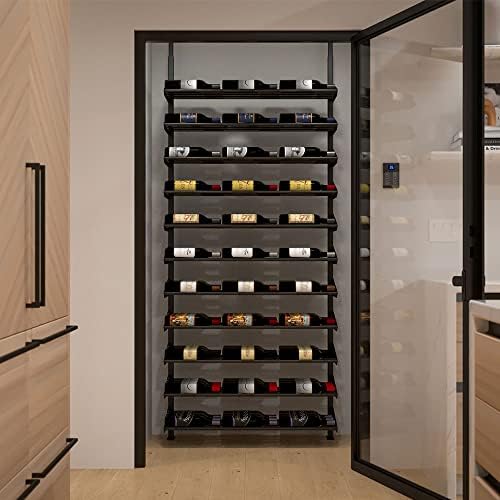 Ultra Wine Racks Showcase Horizontal Display - Black