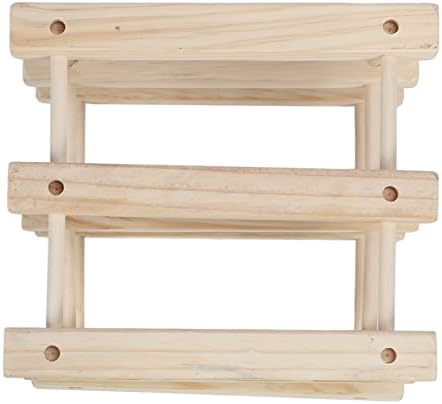 Pssopp Freestanding Wine Rack with 3 Tiers