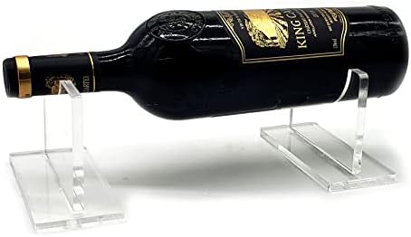 B21design Floating Acrylic Wine Holder Stand Rack