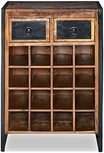 YAFF Wine Rack 16 Bottles Reclaimed Wood