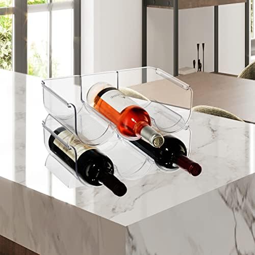 Oggi 6-Bottle Wine Rack Stackable Secure 2 Pack