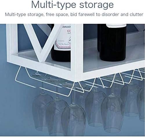 Wine Rack Floating Shelves Wall Mounted Multifunctional