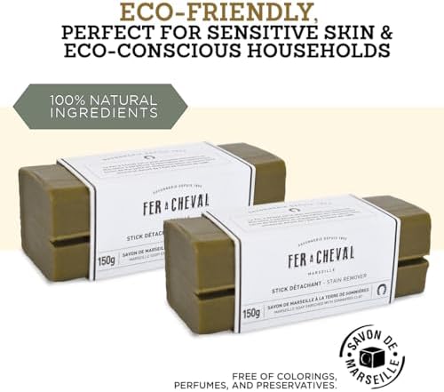 Fer Cheval Stain Remover Stick 2 Pack - Natural Travel-Sized